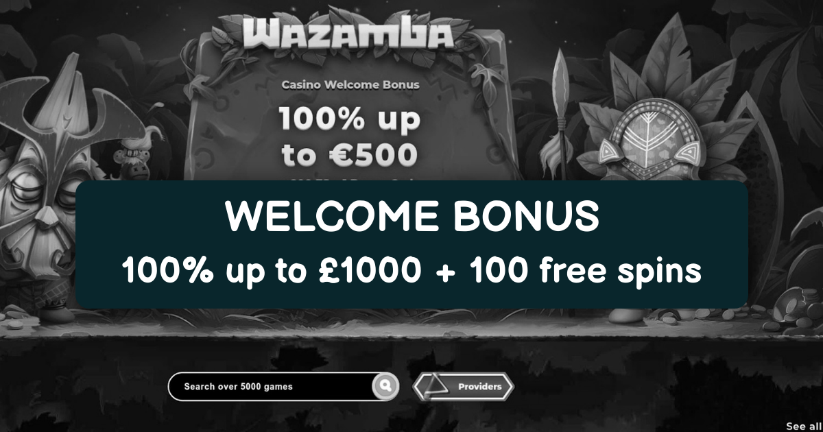 Wazamba Casino welcome bonus