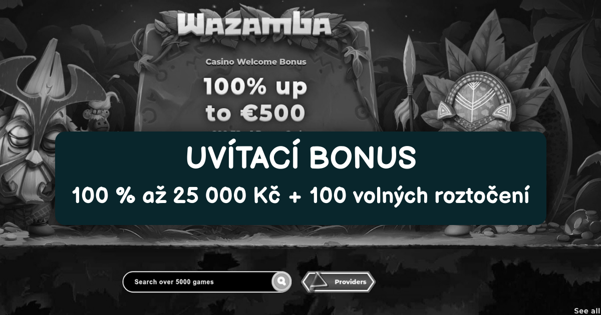 Wazamba Casino welcome bonus