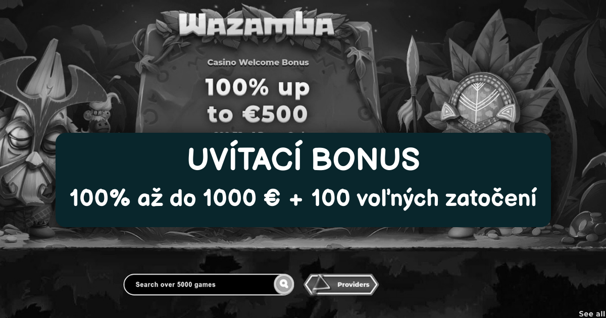 Wazamba Casino welcome bonus
